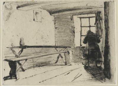 De vrek, ca. 1861 door James Abbott McNeill Whistler